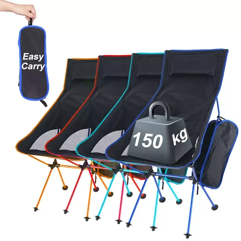 

Outdoor Camping Chair Oxford Cloth Folding Lengthen Camping Seat for Fishing Festival Picnic BBQ Beach Ultralight Chair