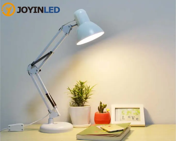 

Long Swing Arm adjustable classic desk Lamps E27 LED with switch Table Light for Office Reading night Light bedside home E27