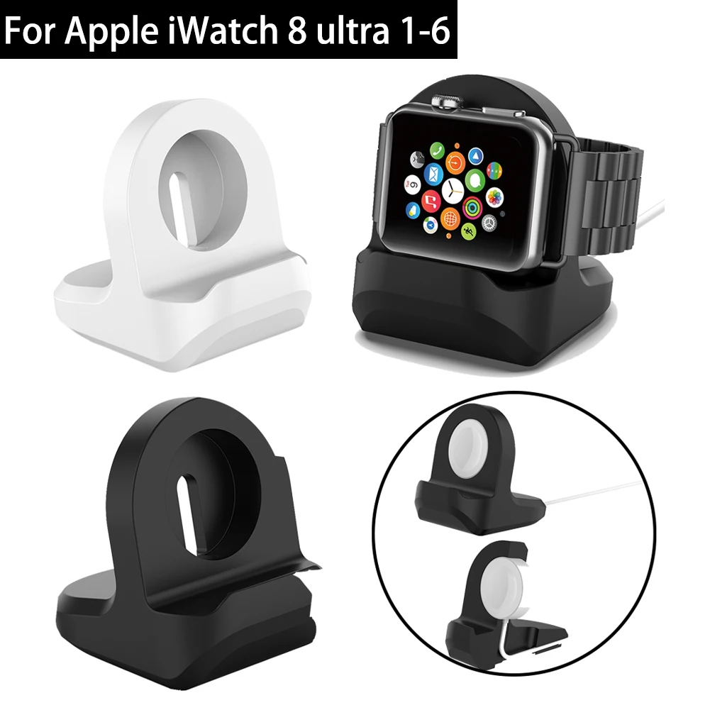 

Силиконовая док-станция для Apple Watch iWatch Series 7/6/5/4/3/2 SE 8 Ultra 44 мм/42 мм/40 мм/38 мм