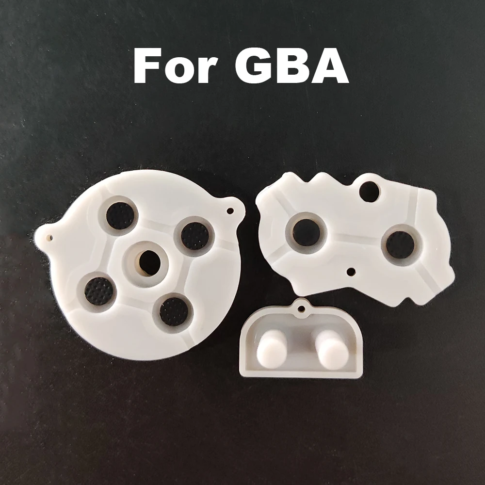 Резиновый проводящий Buttons D-pad для Game Boy A-B GBA GBC GBP GBM SP N64 силиконовые детали замены
