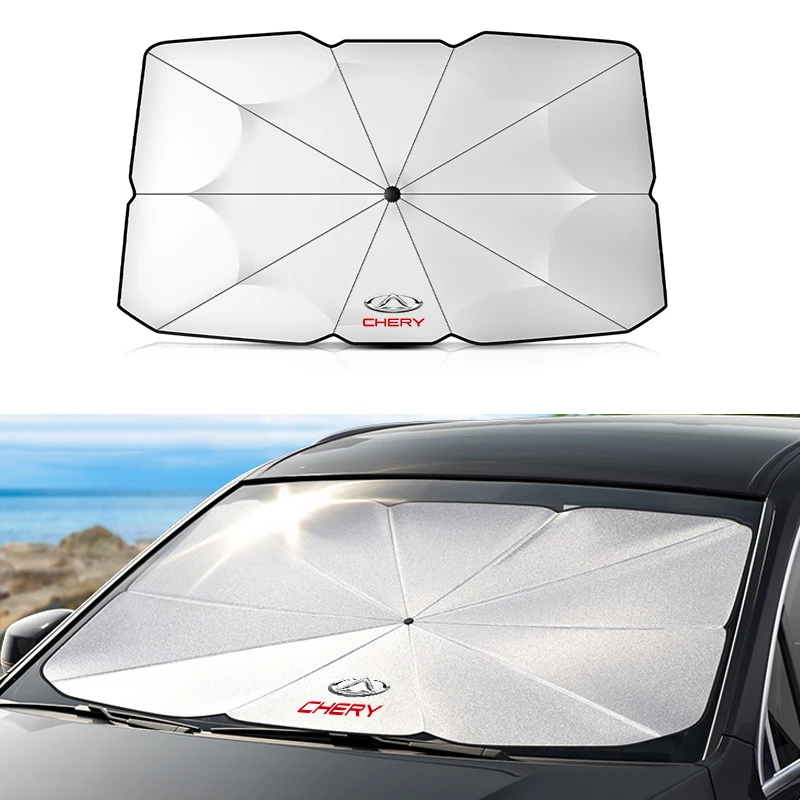 

Car Sun Shade Protector Parasol Auto Front Window Sunshade Covers For CHERY TIGGO 8 2 7 Pro 4 Arrizo 6 Eastar Cross Gx EQ7 E3 QQ