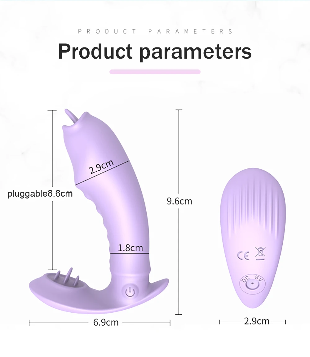 Мощный вагинальный вибратор клитор с языком лизание сосков женский вакуумный