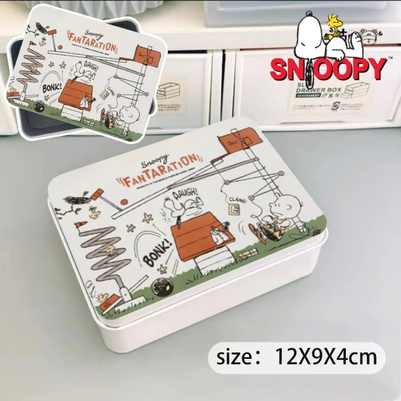 Ящик для хранения карт Snoopy держатель фотокарт металлические стеллажи органайзер