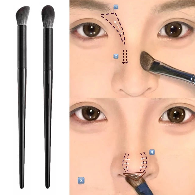 Nose Shadow Brush Angled Contour Makeup Brushes Eye Nose Silhouette Eyeshadow Cosmetic Blending Concealer Brush Makeup Tools 1