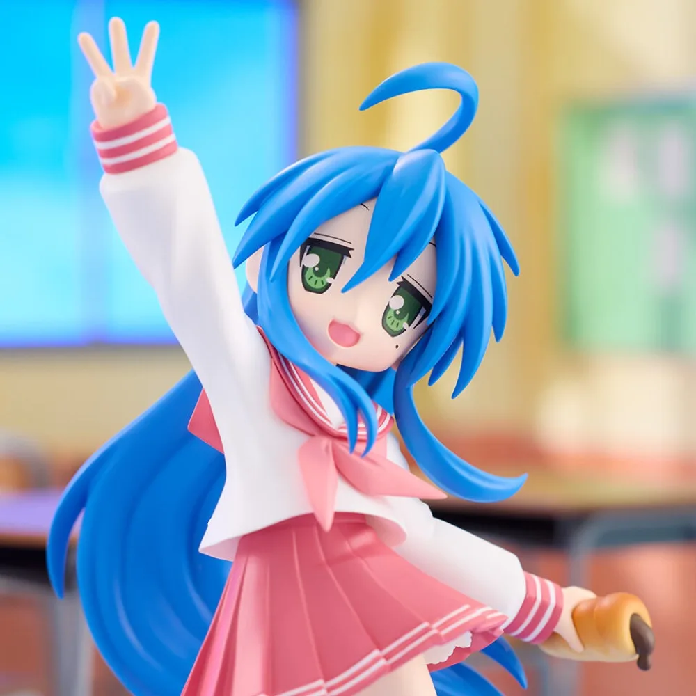 Фото 100% в наличии Оригинальная фигурка Furyu Trio-Try-iT LuckyStar Izumi Konata, аниме-фигурка, модель, украшение, подарок на день рождения, игрушки №4
