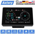 Автомобильный горизонтальный измеритель наклона Autory G5, HUD Дисплей с расположением наклона, GPS инклинометр, спидометр, компас, угол наклона, сенсорный экран
