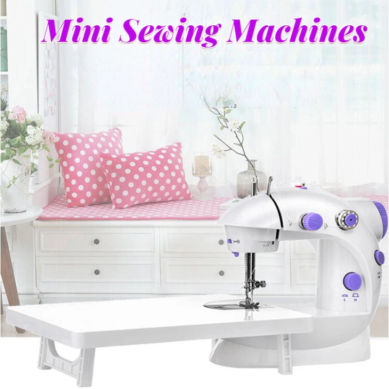 Handheld Sewing Machine With Light Cutter Foot Pedal Portable Night Light Sewing Machine