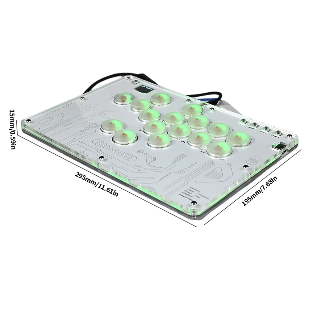 Универсальная игровая клавиатура с пользовательскими функциями RGB и