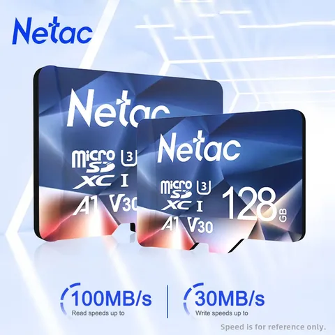 Netac SD карта памяти 32/64/128/256/512 ГБ  A1 V30 U3 C10