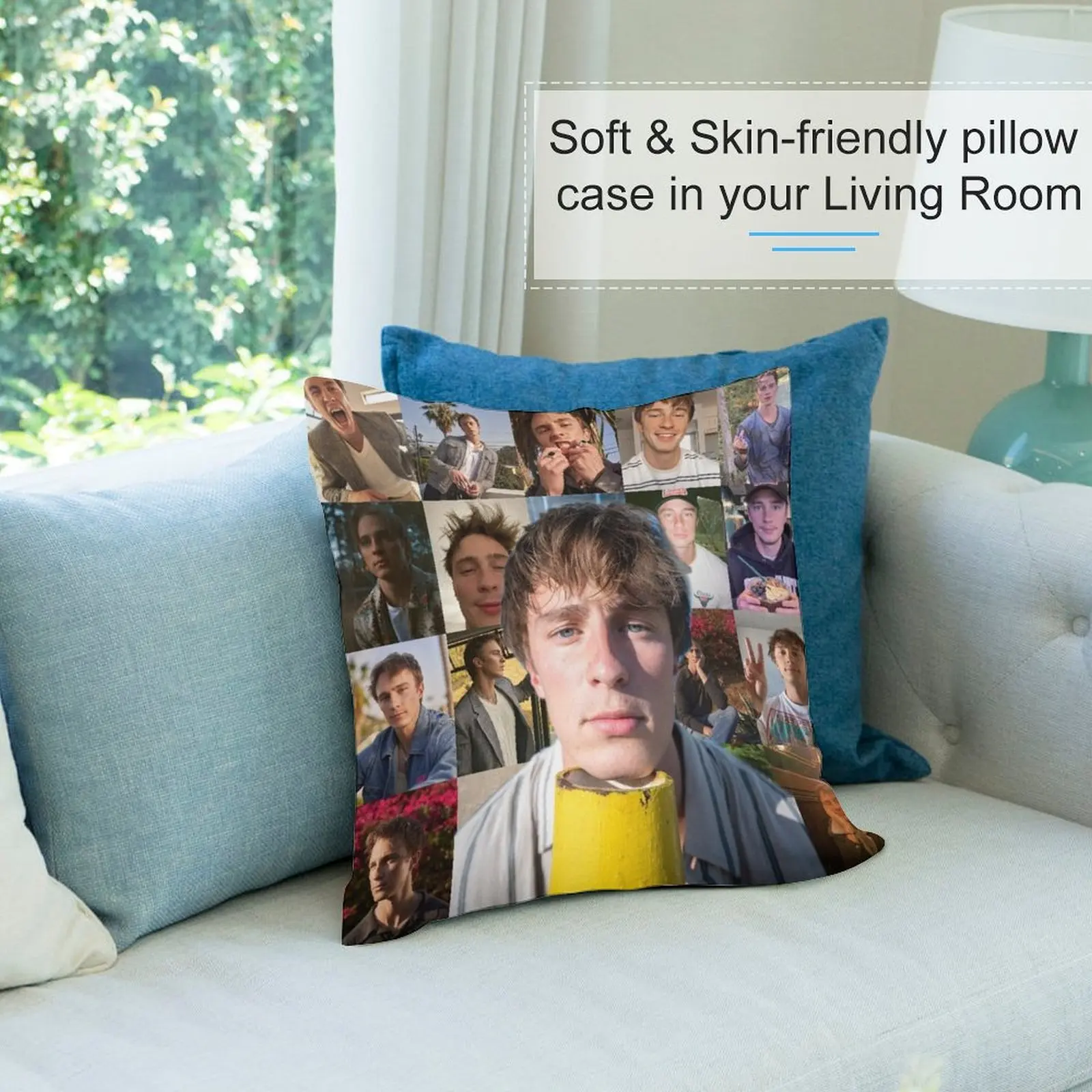 Наволочка для подушки с рисунком старины