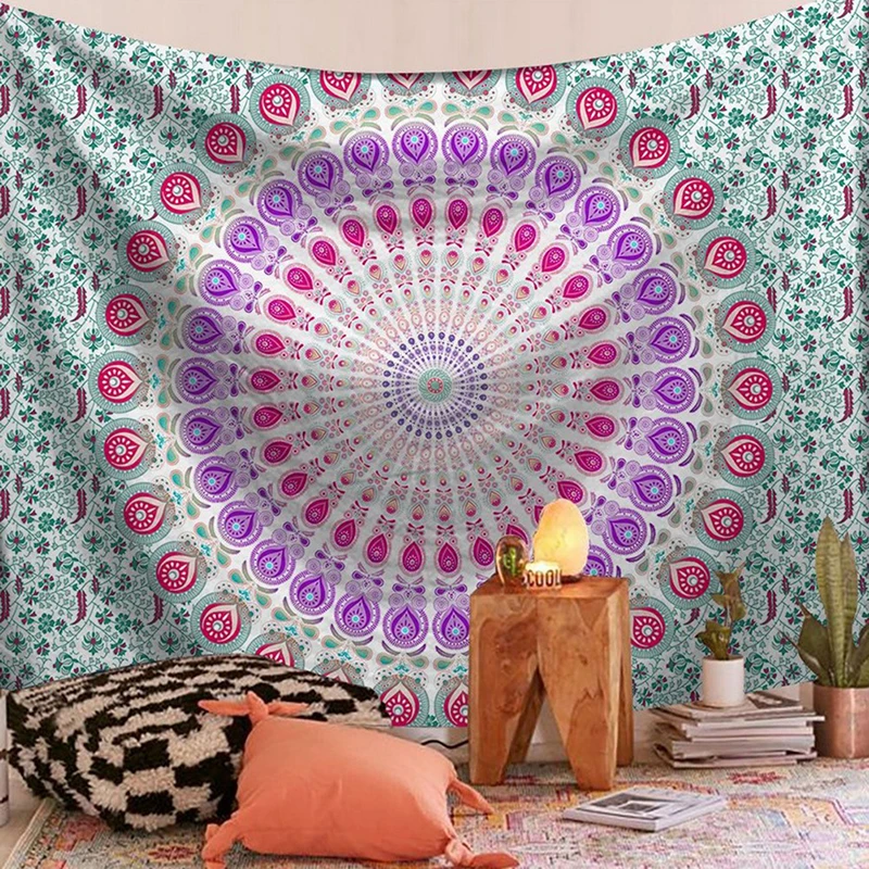 

1PC Rectangle Indian Tapestry Wall Hanging Mandala Hippie Gypsy Bedspread Throw Bohemian Cover