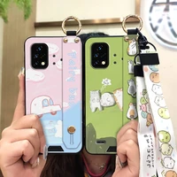 sunflower Silicone Phone Case For UMIDIGI Bison X10G X10G NFC Soft Anti-knock Wrist Strap