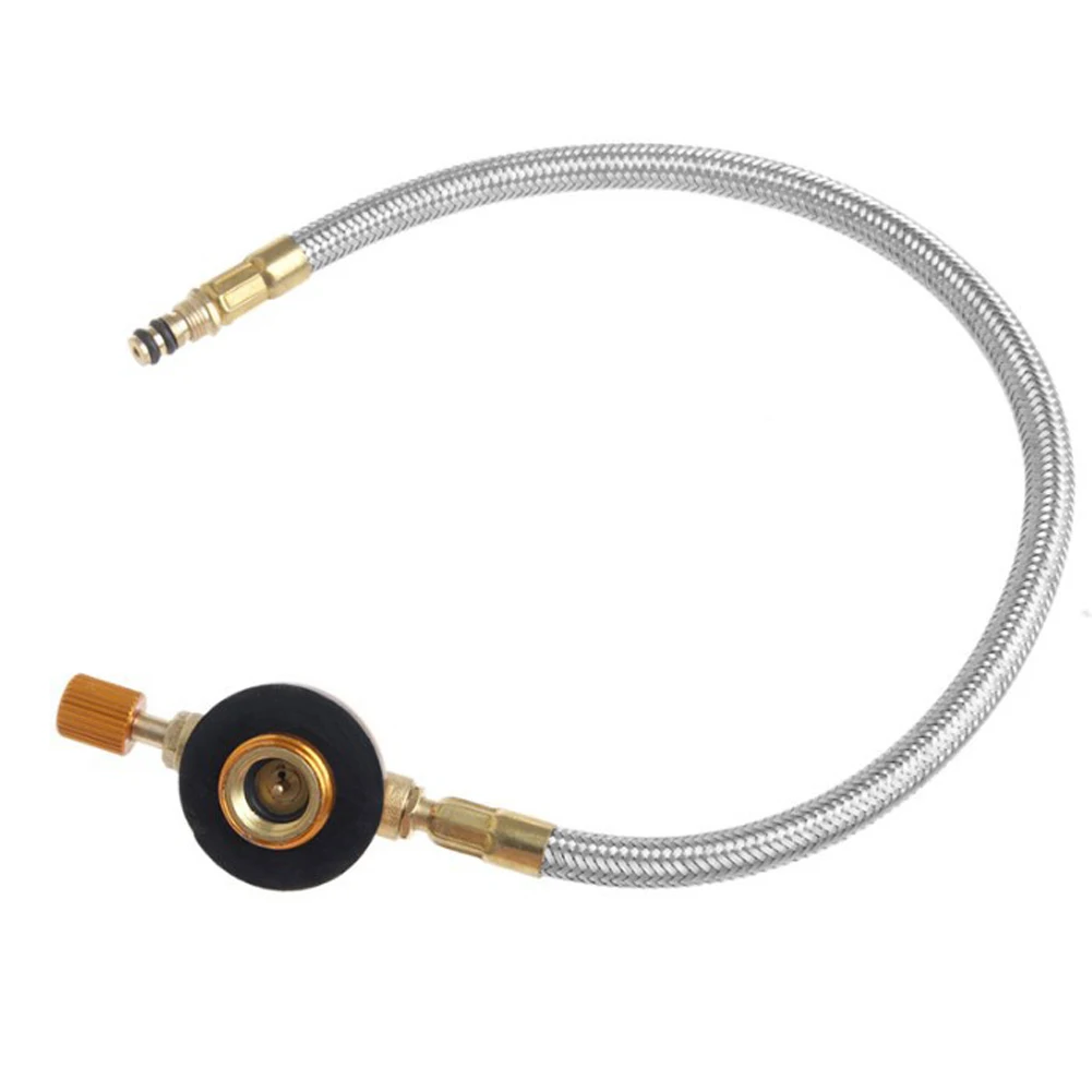 

Picnic Tool Gas Stove Adapter Hiking Switch Portable Hose Connector Furnace Burner Outdoor Camping Regulator Flexible