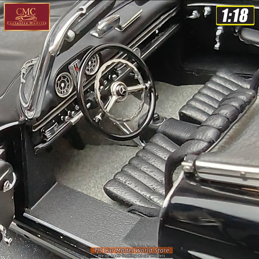 Фото ЭКСКЛЮЗИВНАЯ МОДЕЛЬ CMC 1/18 MB 300 SL W198 кабриолет. Модель классического автомобиля. Коллекция. Металлический материал. №5