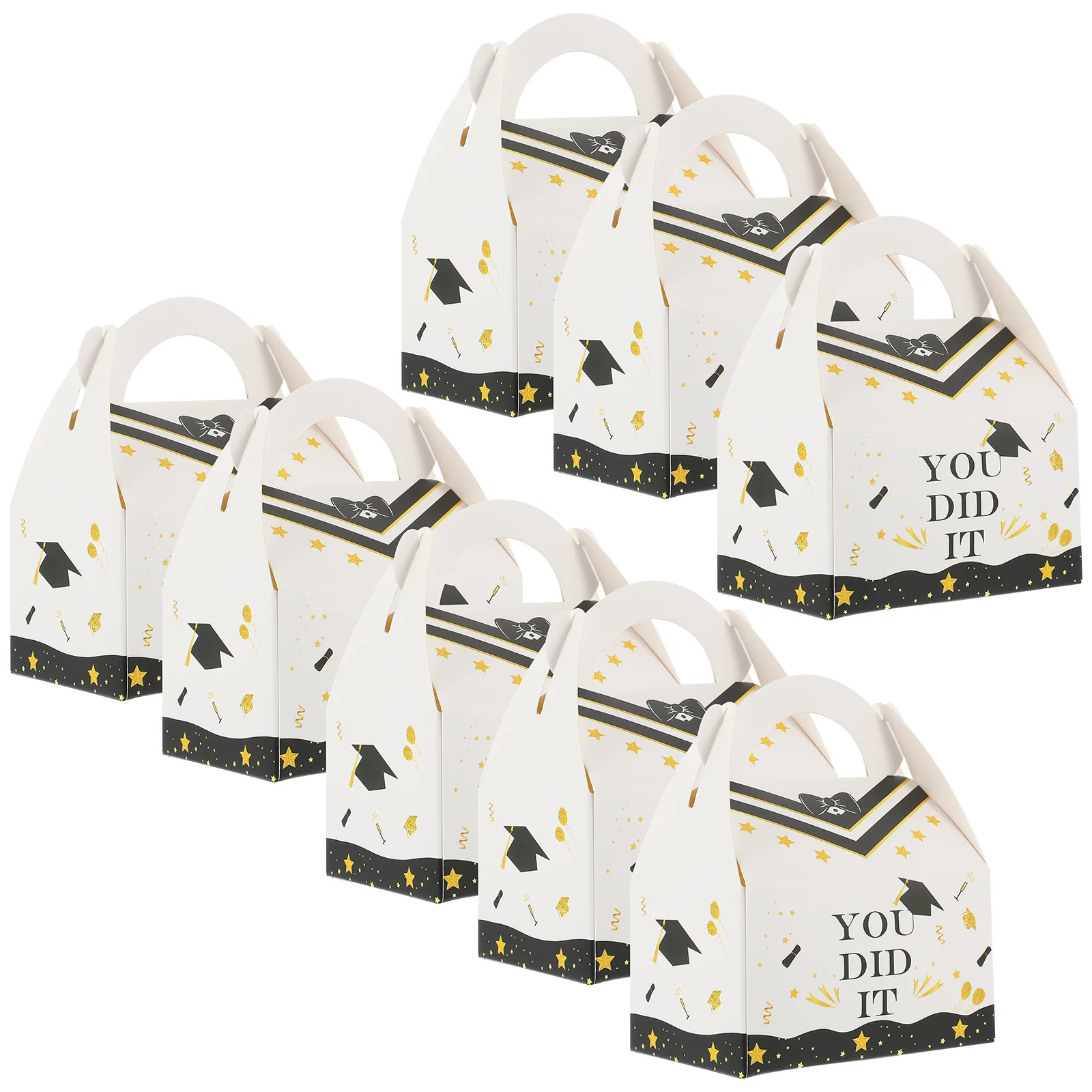 

50 Pcs Graduation Candy Container Candy Containers Goodie Boxes Graduation Favor Boxes Centerpiece Table Decorations