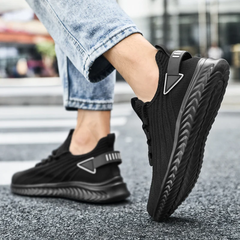 Summer Breathable Men Sneakers Big Size 39-48 Lightweight Mesh Running Shoes Men White Trainer Men Sport Shoes Zapatillas Hombre