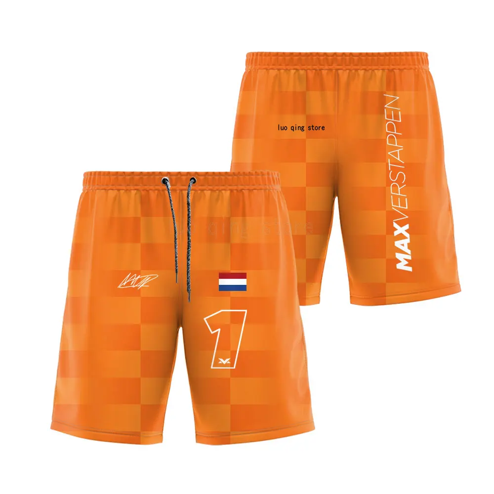Hot Summer F1 Racing Outdoor Extreme Sports Pants Oversized Shorts News MAX Fans Casual Pants 2023  Men‘s Breathable Beach Pant