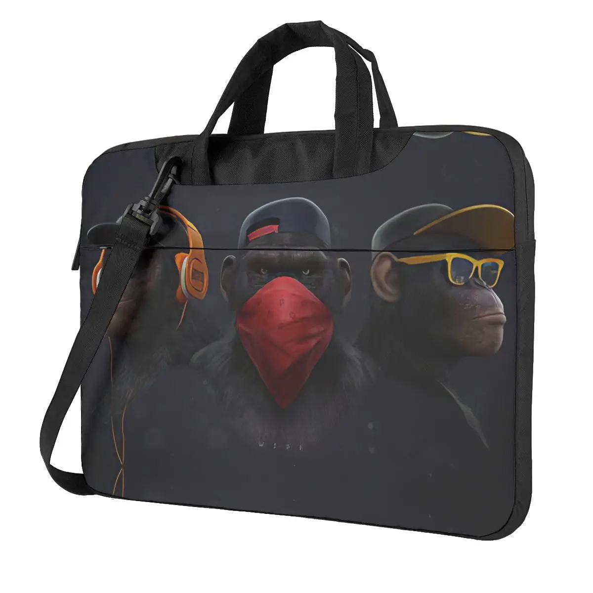 Мужская сумка для ноутбука обезьяны Brifecase Macbook Air 13 Pro 14-дюймовые сумки-мессенджеры