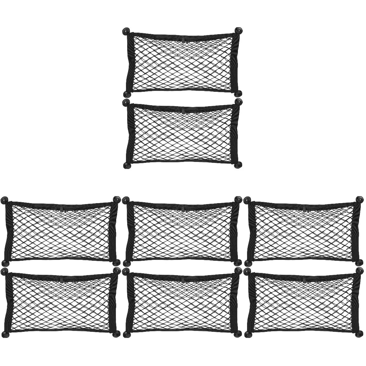 

Растягивающаяся маленькая грузовая сетка для багажника, место для хранения жилого автофургона, органайзер для сиденья спереди