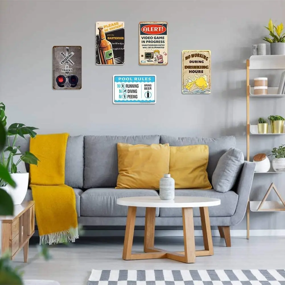 Smartcow винтажные металлические жестяные знаки некоторые мужчины только что