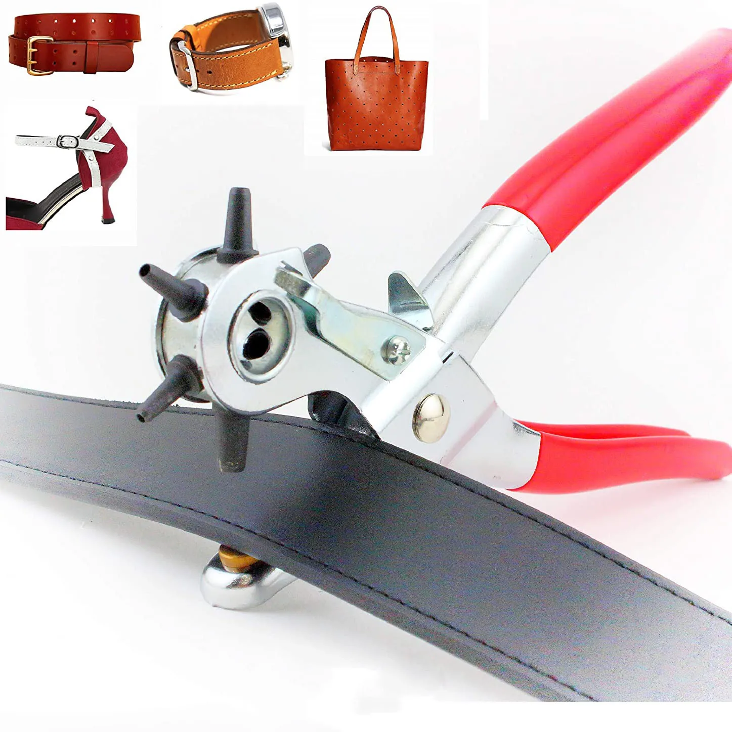 Дырокол для кожаного ремня дырокол отверстий вращающийся инструмент швейной