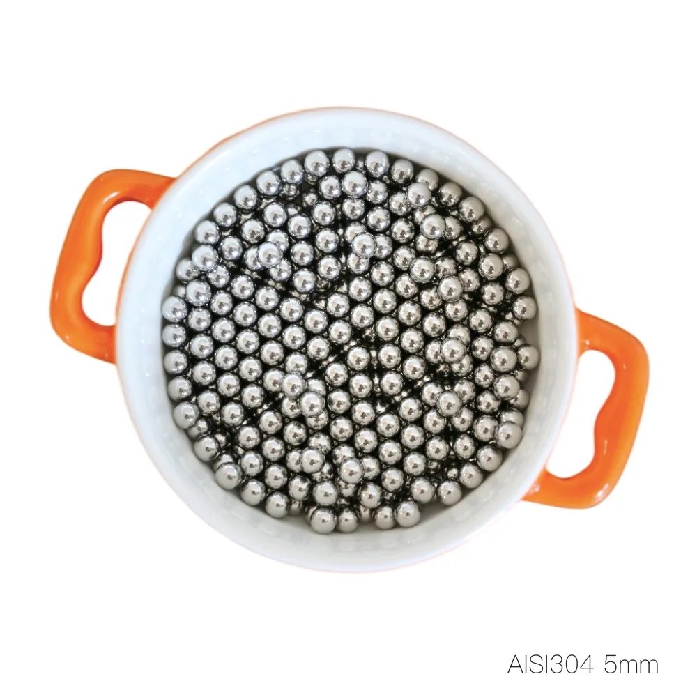 

5mm AISI304 Stainless Steel Ball Grade 100 High Precision Solid Bearing Balls