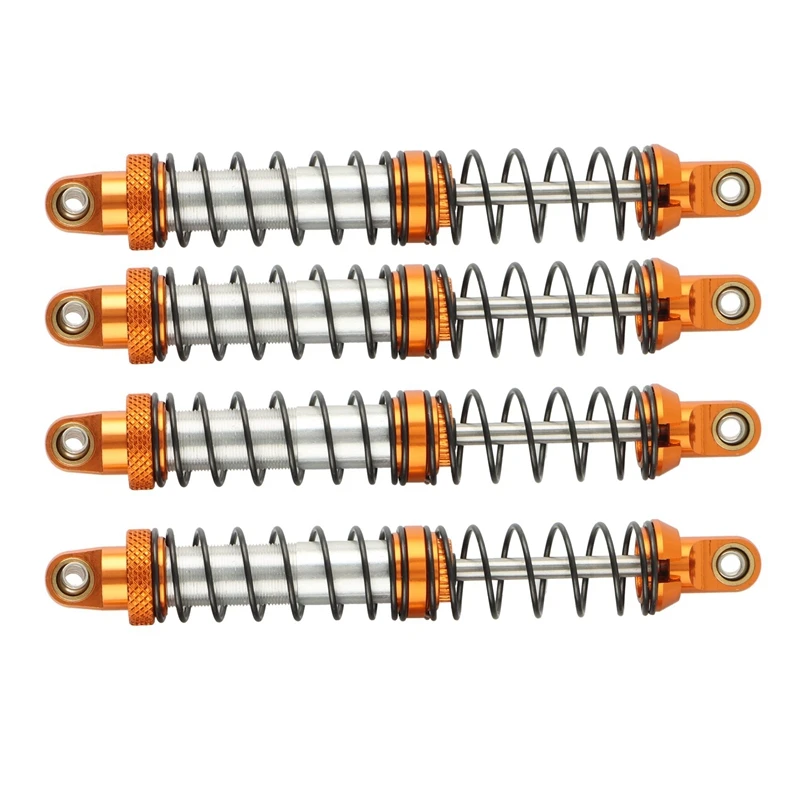

4PCS 1/10 RC Crawler CNC Metal Shocks 100Mm For SCX10 Wraith RR10 TRX4 TRX6 Absima Sherpa