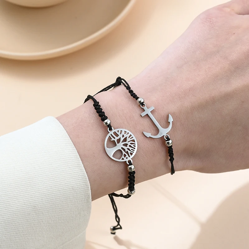 YEYULIN 12 шт./компл. браслет с подвесками руки Фатимы в виде сердца единорогом