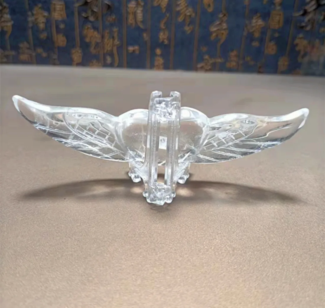 Натуральный кварцевый кристалл энергия белый резьба сердце крылья рейки мебель