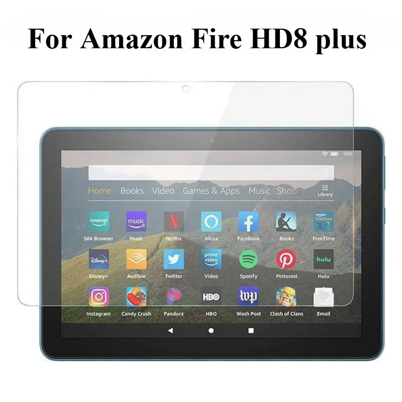 Закаленное стекло для Amazon Fire HD8 2017-2024 Защитное планшета на plus 2020 2022 защитная