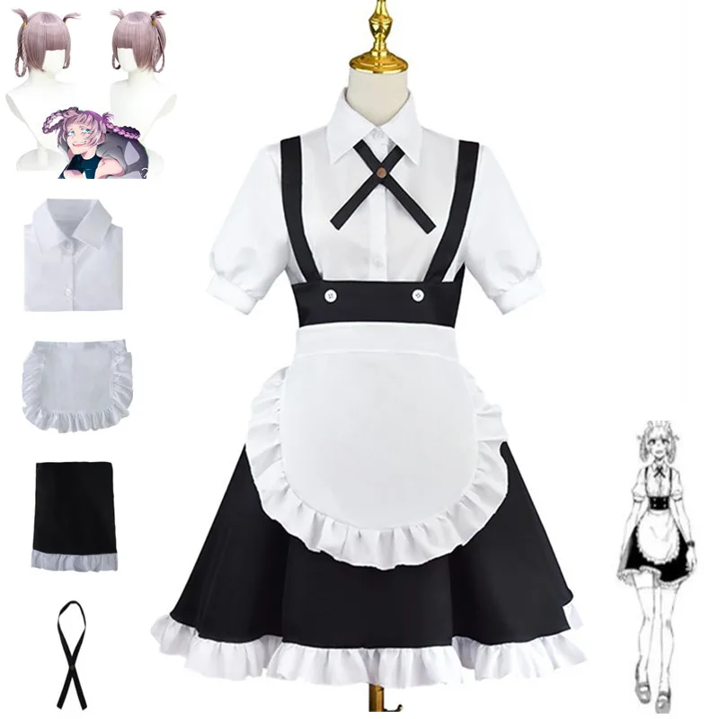 

Костюм для косплея из аниме Call Of The Night Nanakusa Nazuna, юбка, фартук для мужчин и женщин, костюм для взрослых