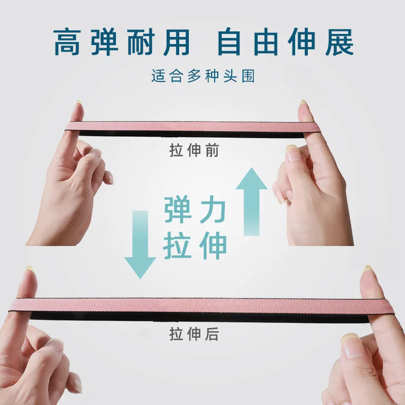 1Pcs Vrouwen Mannen Kleur Outdoor Hoofdband Elastische Sport Hoofdband Yoga Running Fitness Fietsen Hoofdband Anti-transpirant