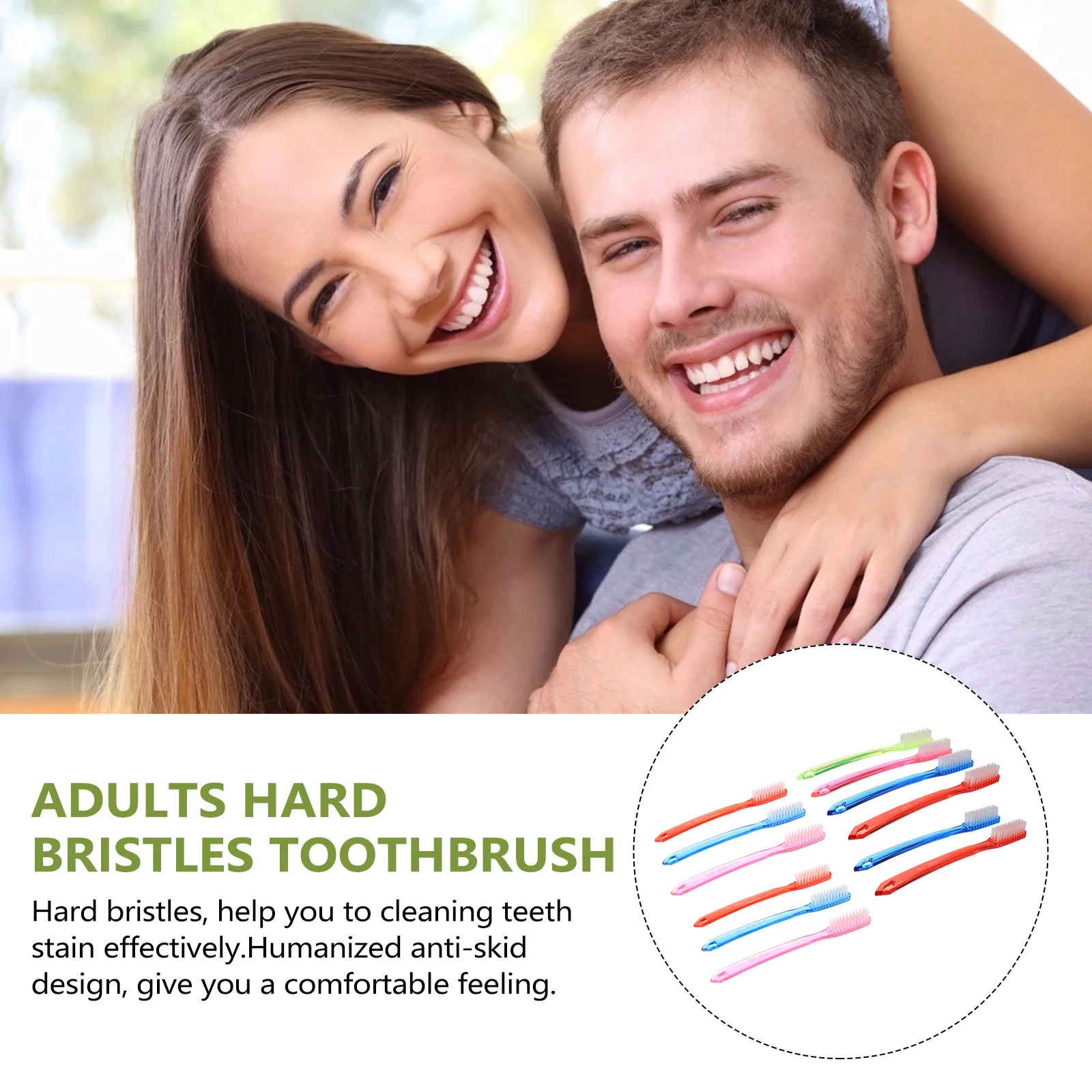 

12pcs Manual Hard Clean Brush Pocket for Stain Clean ( )