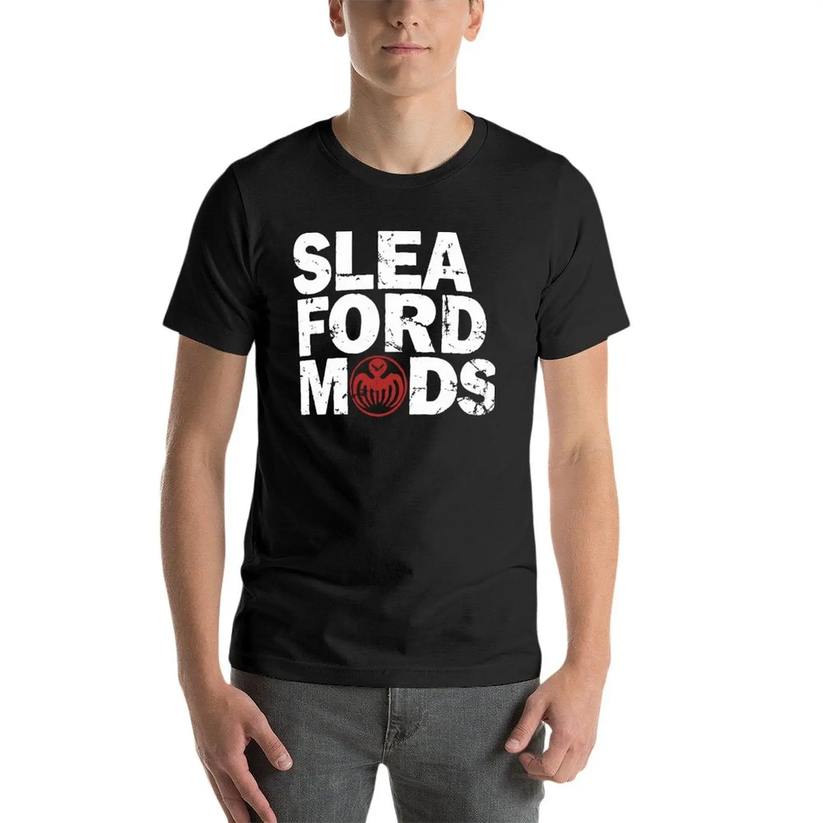 

Lea Ford Mods Oversize T-Shirt Harajuku Men Clothing 100% Cotton Streetwear Plus Size Top Tee