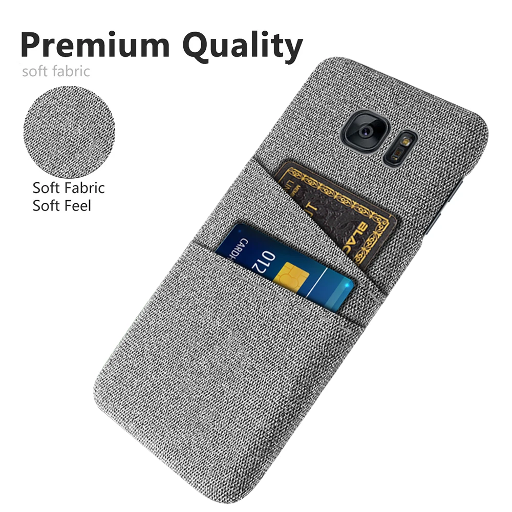 

Cloth Case For Samsung Galaxy S7 Case Dual Card Fabric Cloth Luxury Cover for Samsung Galaxy S7 GalaxyS7 SM-G930F Coque funda