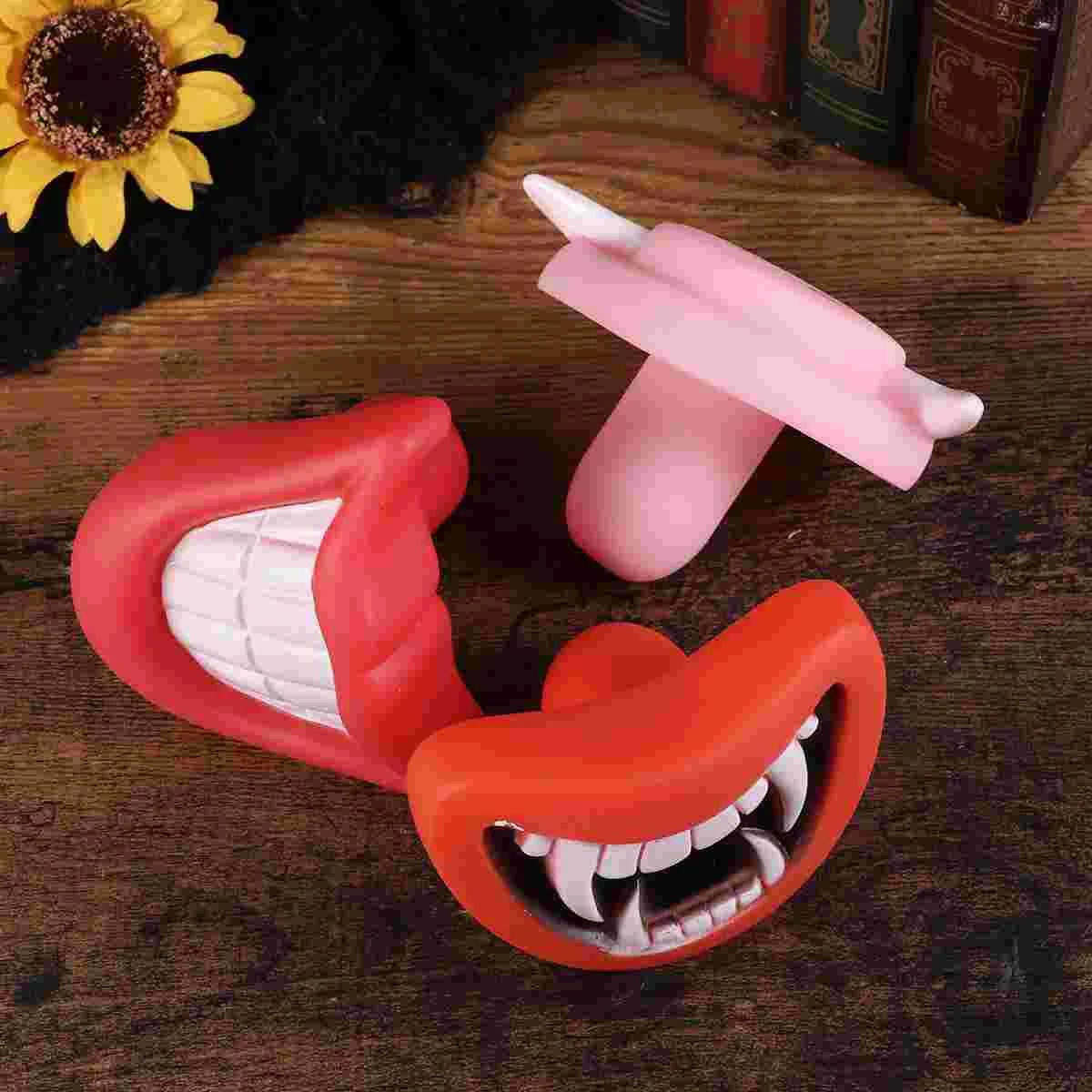 

3 Rubber Red Lip Chew Gift Chew