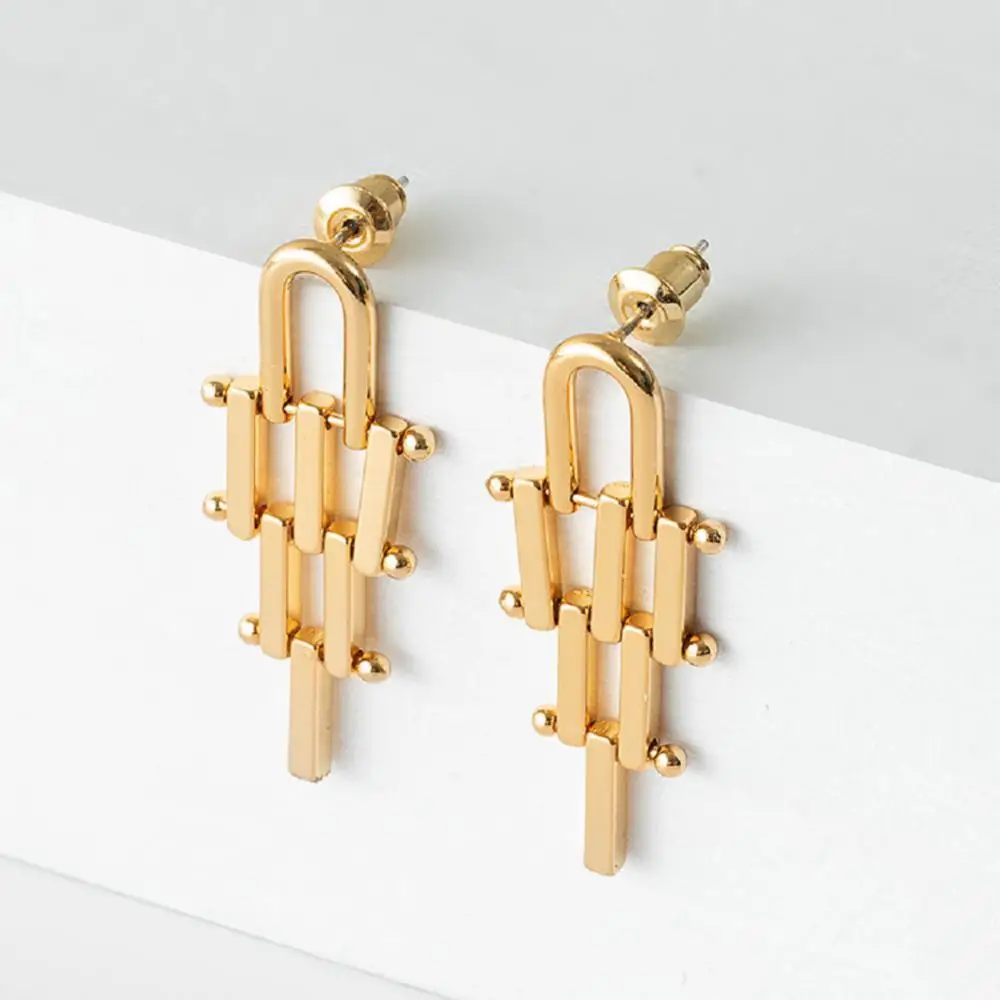 Длинная цепочка маленькая партия высококачественный материал серьги