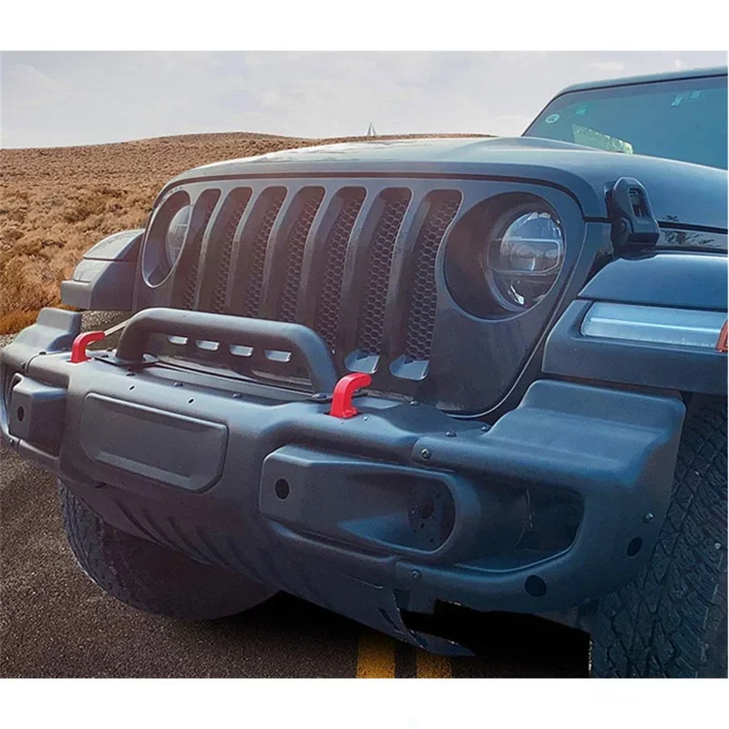 Для Jeep Wrangler JK JL Gladiator JT 2007-2023 + чехлы для фаркопа переднего бампера защита
