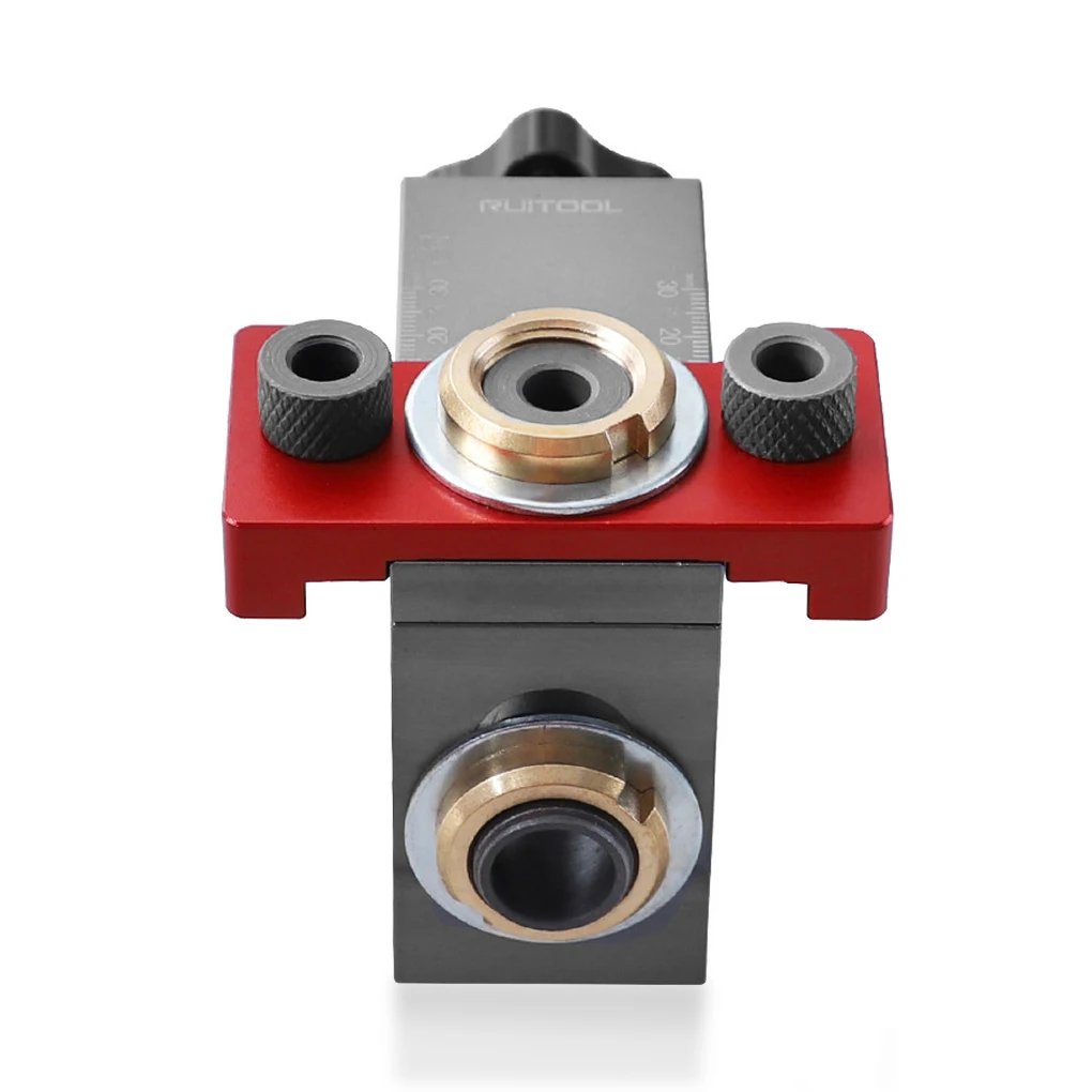 

Hole Punching Locator Woodworking Dowelling Puncher Adjustable Household