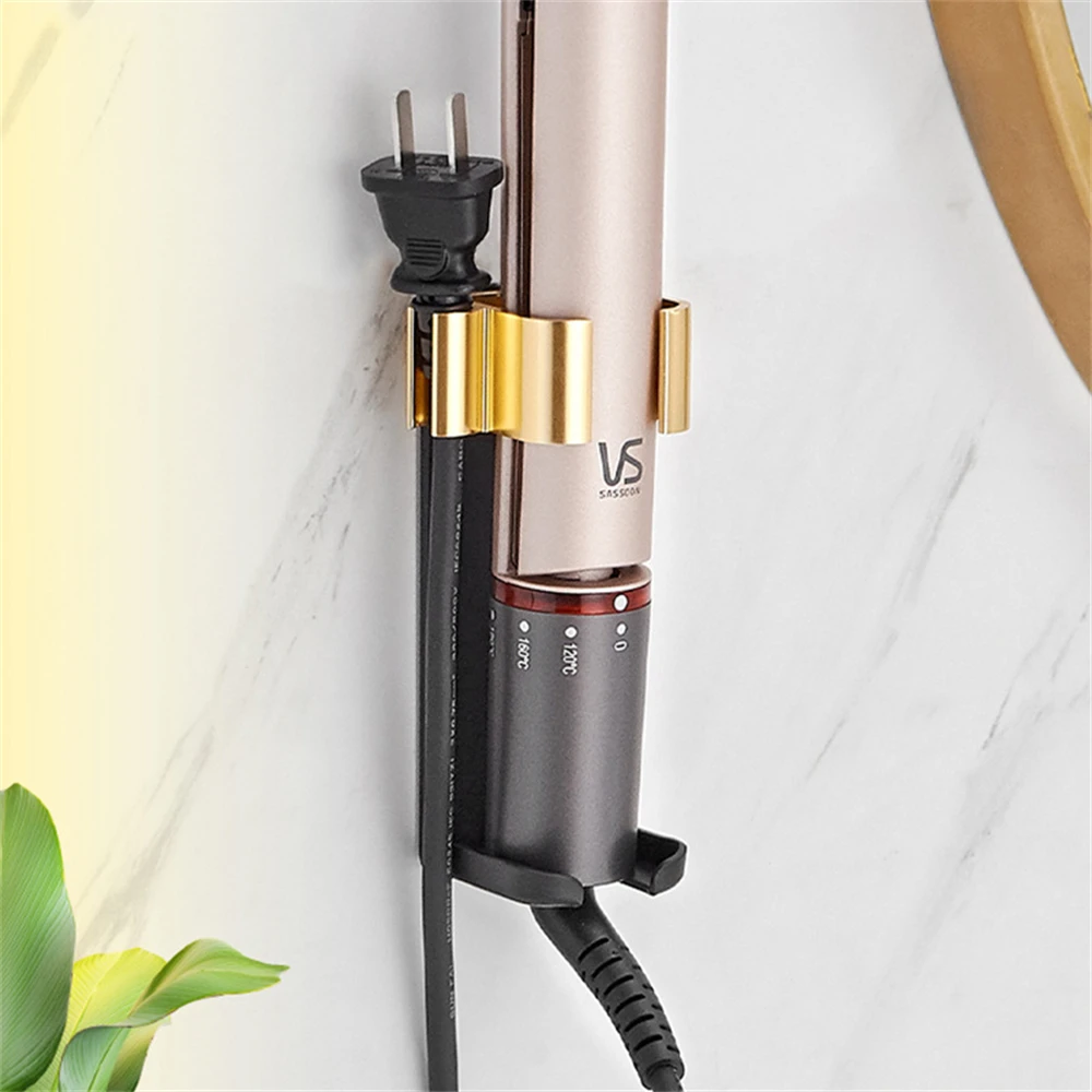 

Save Space Shelf Lightweight Bathroom Curl Bar Rack Ventilation Hanging Rack Hair Comb Hanging Rack Universal Storage Rack