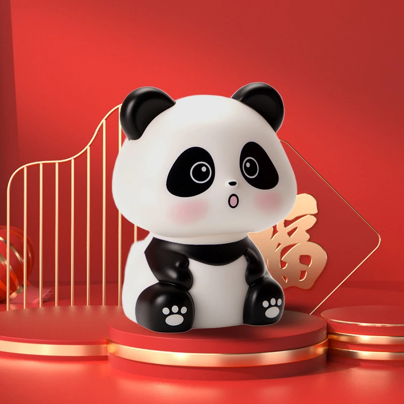 

1 шт., автомобильные интерьерные фигурки панды, игрушечные автомобили, аксессуары, мультяшные качели на солнечной энергии, панда, приборная панель автомобиля, декор встряхивающейся головой