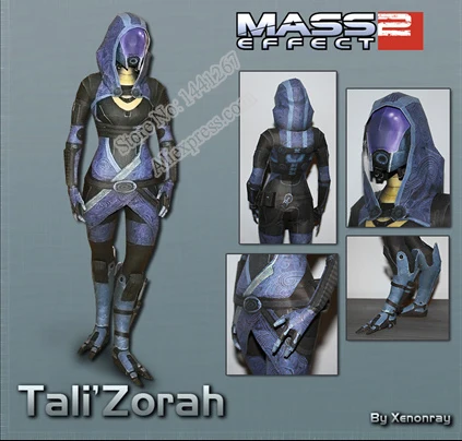

DIY Mass Effect Tali Character Paper Model