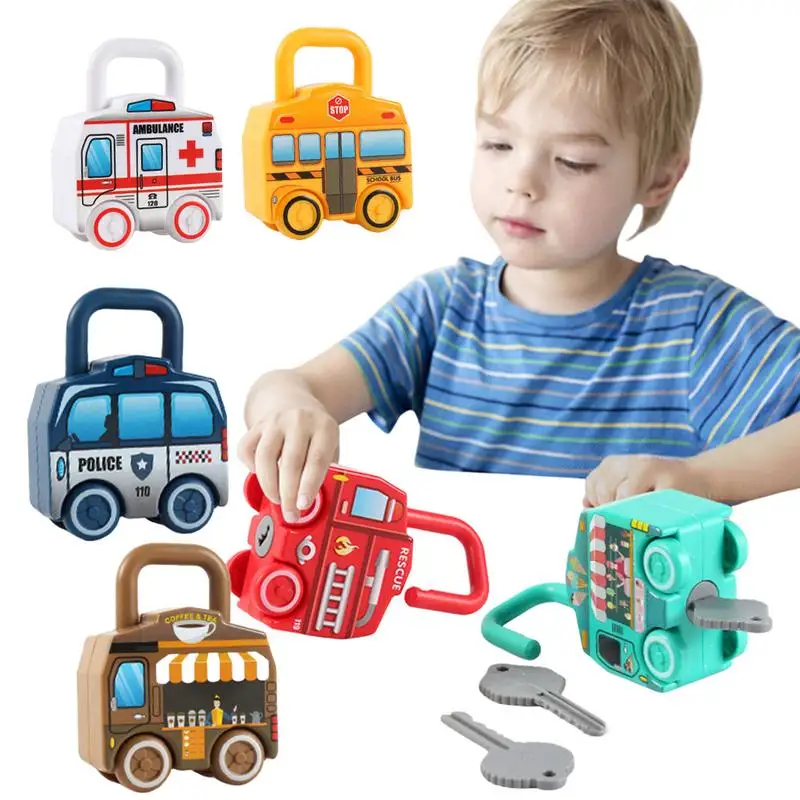 

Kids Learning Lock Alphabet Set Safe And Non-Toxic Children Locks And Key Pairing Toy Baby Montessori Education Puzzle Unlock To