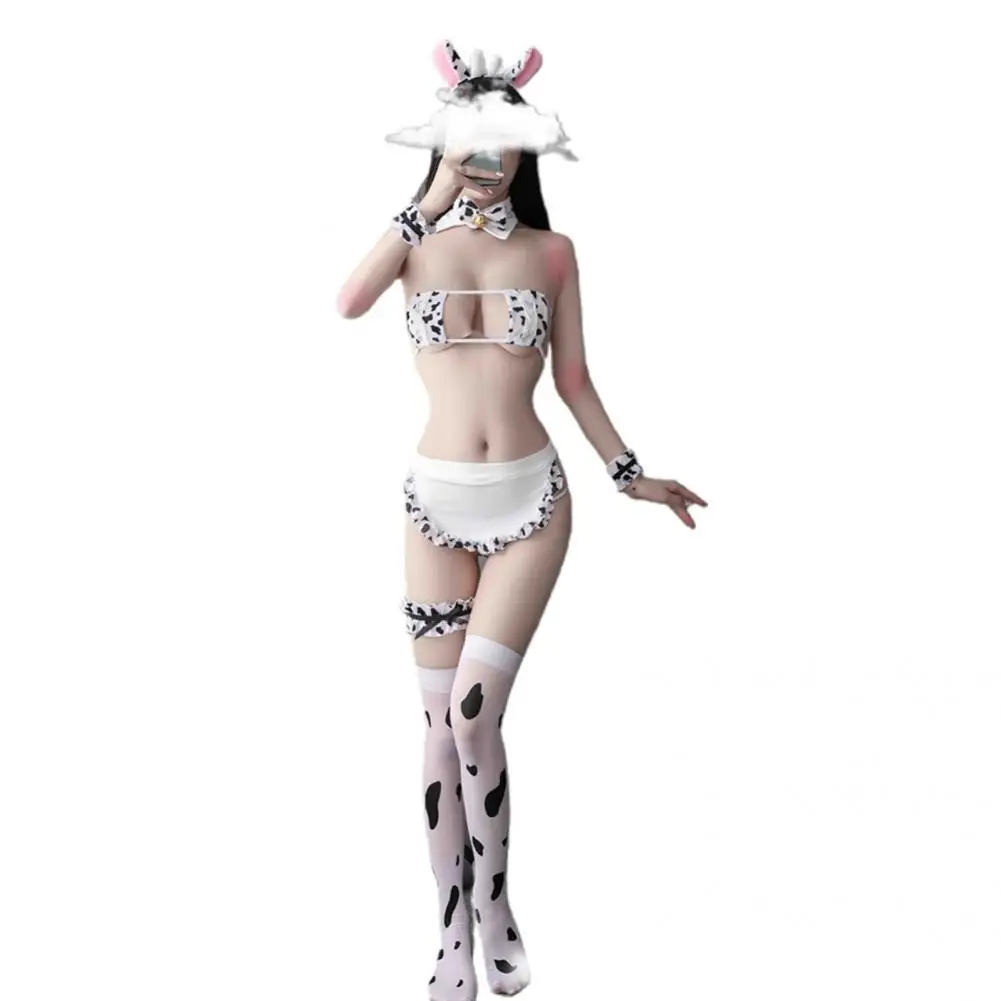 

Good Ductility Erogenous Cow Cosplay Costume Underwear for Sleeping