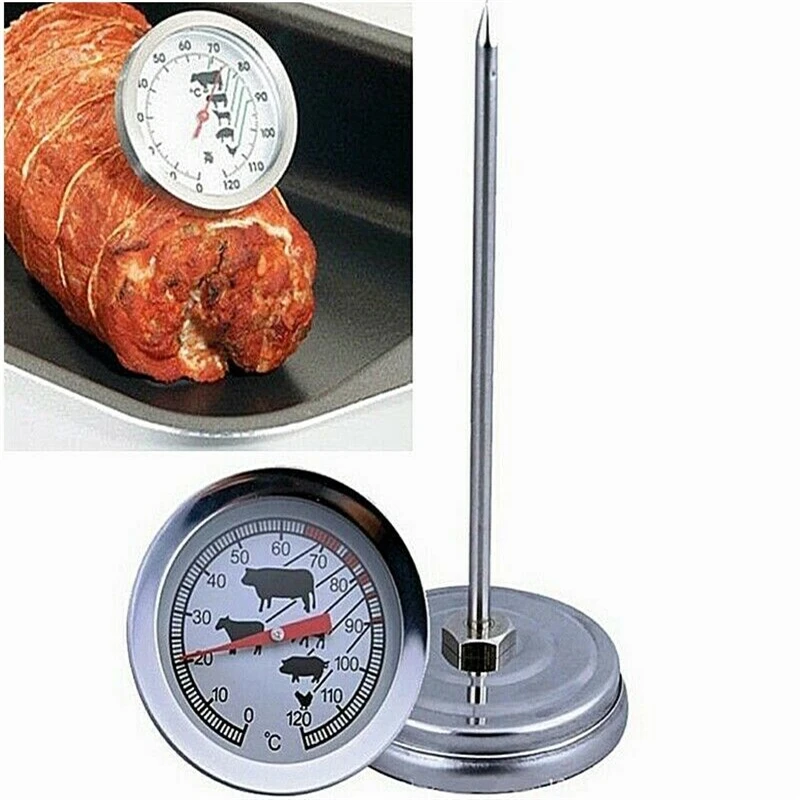

Stainless Steel Probe Thermometer Gauge for Food Cooking Meat BBQ Milk