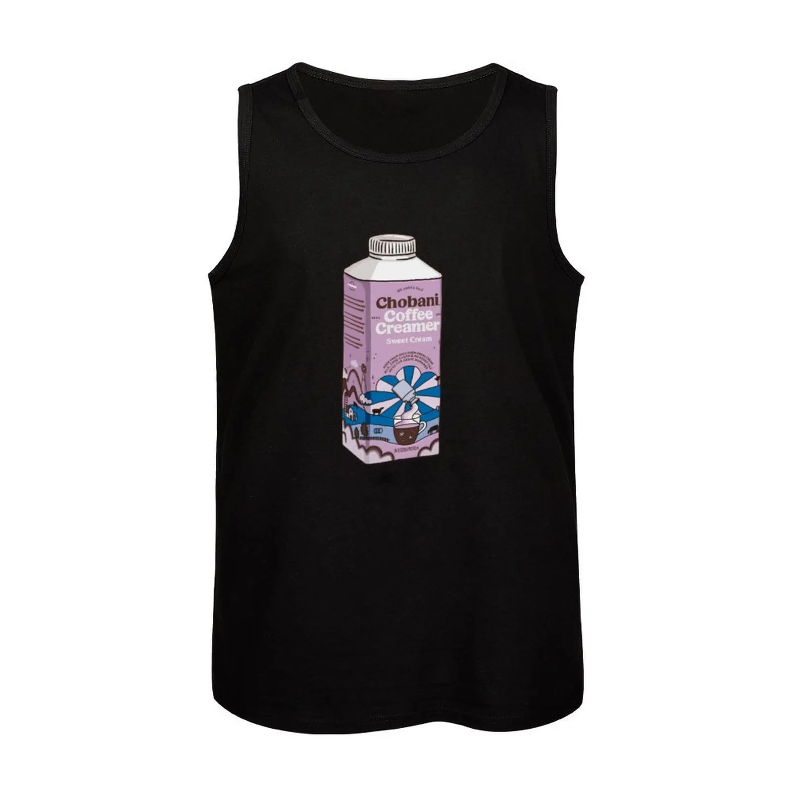 Chobani Sweet Cream Coffee Creamer Хлопковый мужской топ