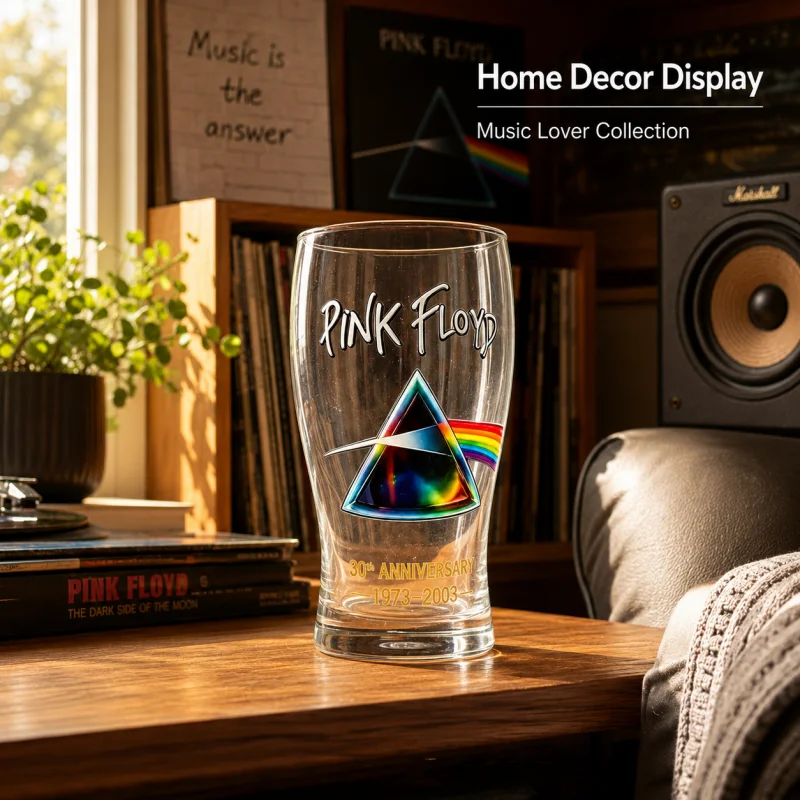 Фото Пивная кружка Pink Floyd The Dark Side of the Moon с принтом рок-группы, креативная кружка для пива, стакан для домашнего бара, для любителей музыки №1