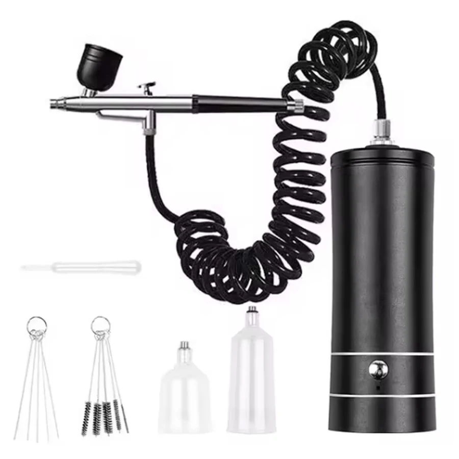 Аэрограф для ногтей с компрессором портативный компрессор маникюра рисования