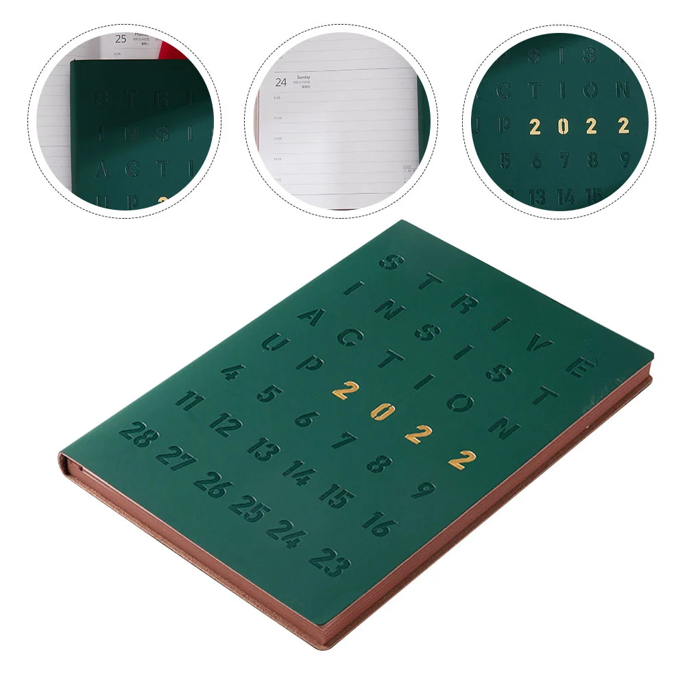 

1 Pc Exquisite Portable Durable Schedule Handbook Notepad Work Plan Notepad for Office Worker Manuscript