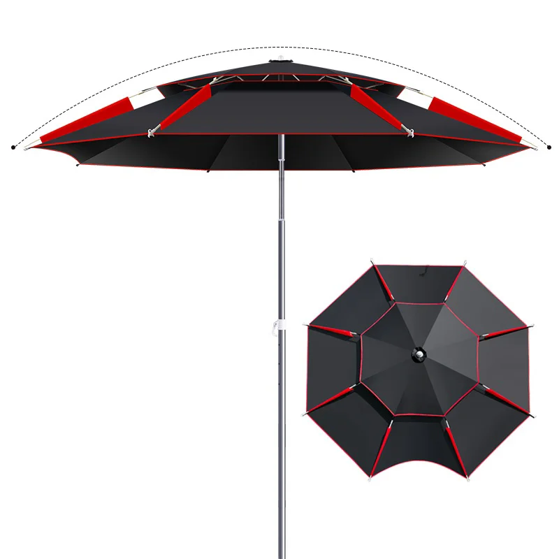 Зонт для рыбалки зонт особой на открытом воздухе большой новые костыли 2024